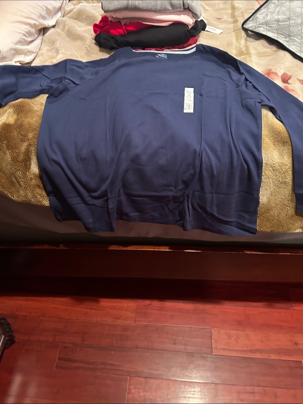The Classic Navy Women's Long-Sleeve Tee